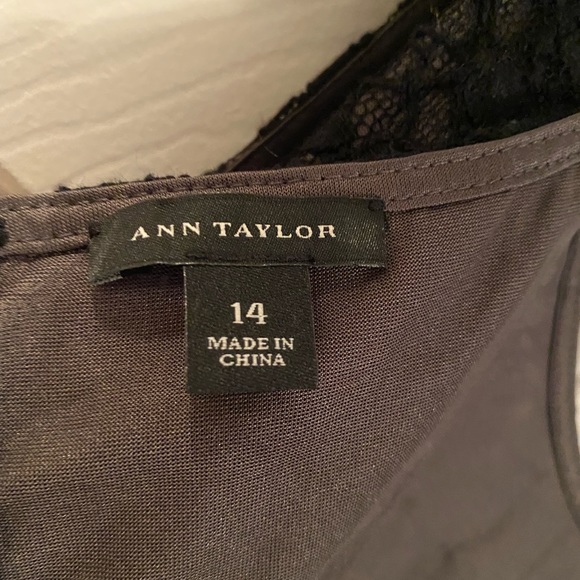 Peplum Tweed & Lace Style Shell - Picture 6 of 10